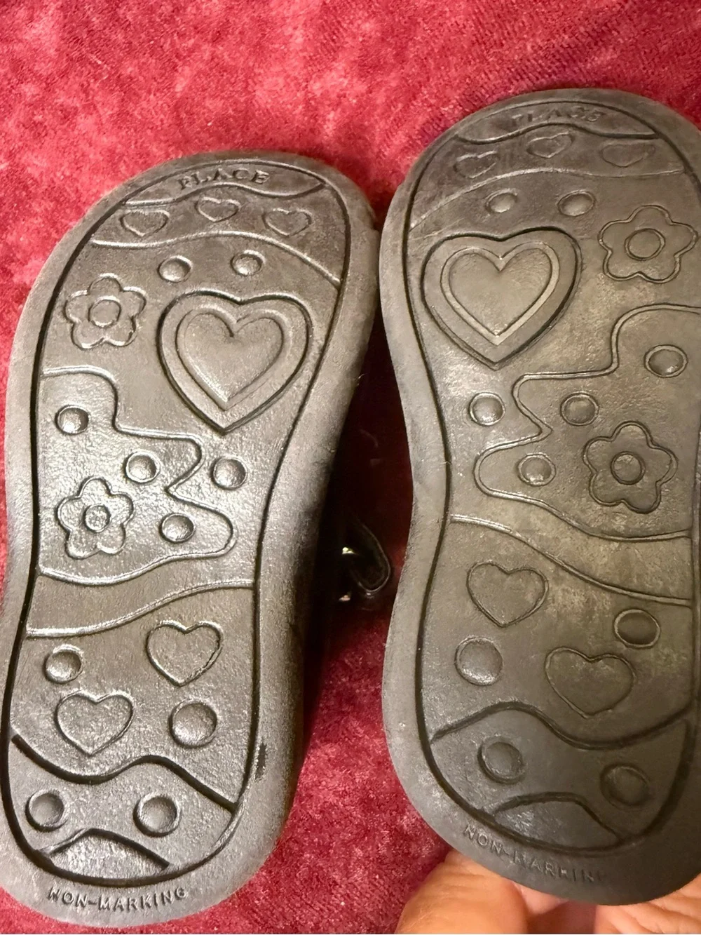 Children’s Place Black Kitty Cat Baby Shoes